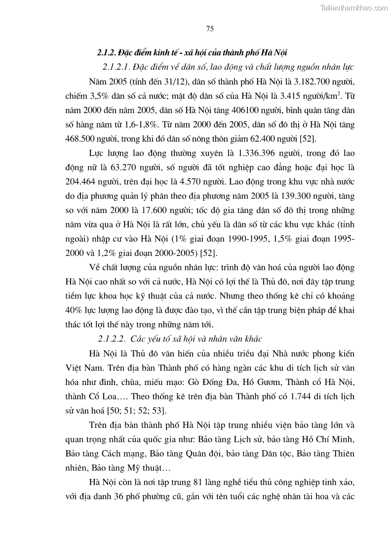 Luận án tiến sĩ kinh tế Tăng cường vai trò quản lý của nhà nước đối với đất đai trong quá trình đô thị hóa ở thành phố Hà Nội - 14 Trang 79