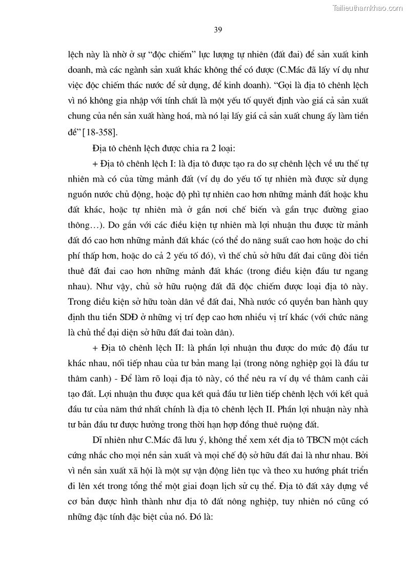 Luận án tiến sĩ kinh tế Tăng cường vai trò quản lý của nhà nước đối với đất đai trong quá trình đô thị hóa ở thành phố Hà Nội - 8 Trang 43