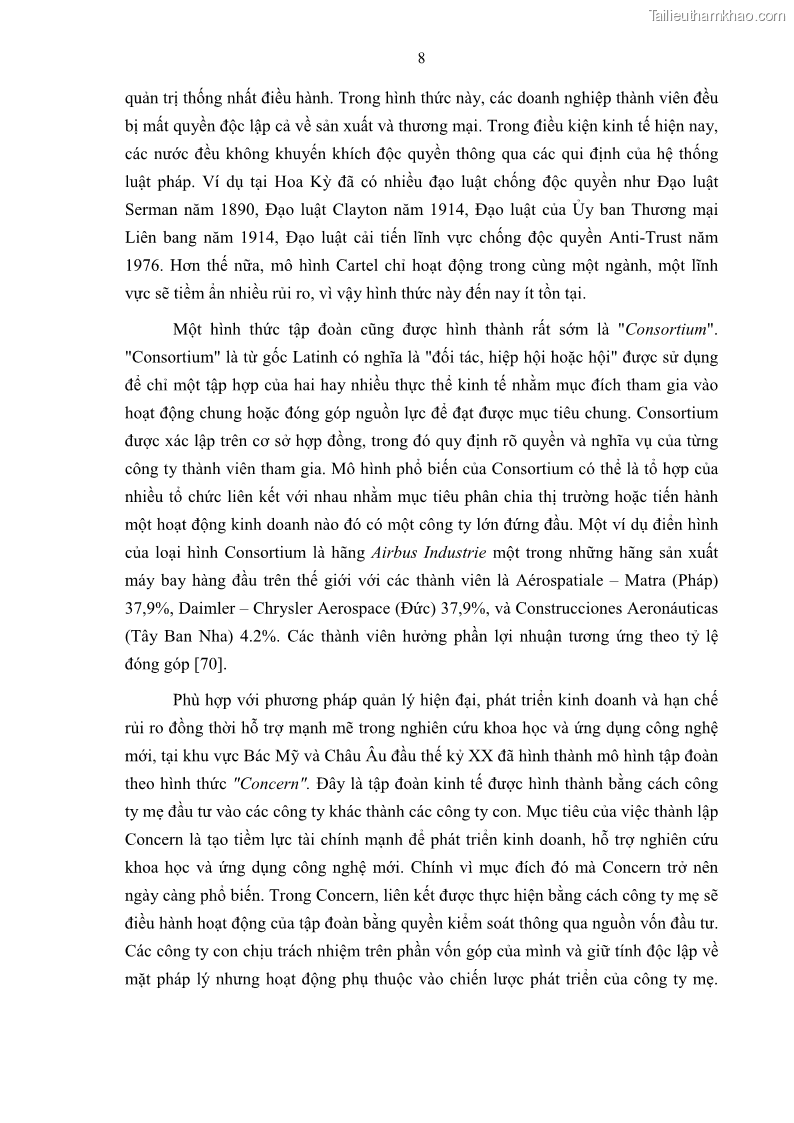 Luận án tiến sĩ kinh tế Tổ chức kiểm toán nội bộ trong các tập đoàn kinh tế của Việt Nam - 3 Trang 13