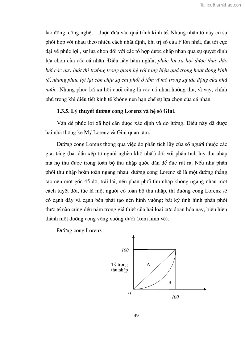 Luận án tiến sĩ kinh tế Vận dụng quan hệ phân phối thu nhập cá nhân trong nền kinh tế thị trường định hướng xã hội chủ nghĩa vào Tập đoàn Điện lực Việt Nam - 9 Trang 49