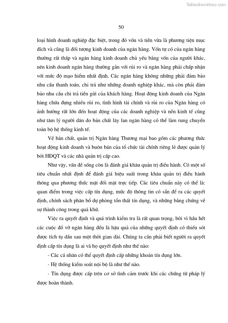 Luận án tiến sĩ Nâng cao hiệu quả sử dụng vốn của các ngân hàng thương mại trên địa bàn Hà Nội trong tiến trình hội nhập quốc tế - 11 Trang 61