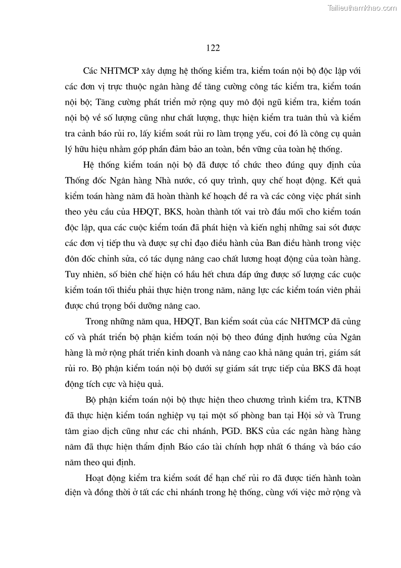 Luận án tiến sĩ Nâng cao hiệu quả sử dụng vốn của các ngân hàng thương mại trên địa bàn Hà Nội trong tiến trình hội nhập quốc tế - 23 Trang 133