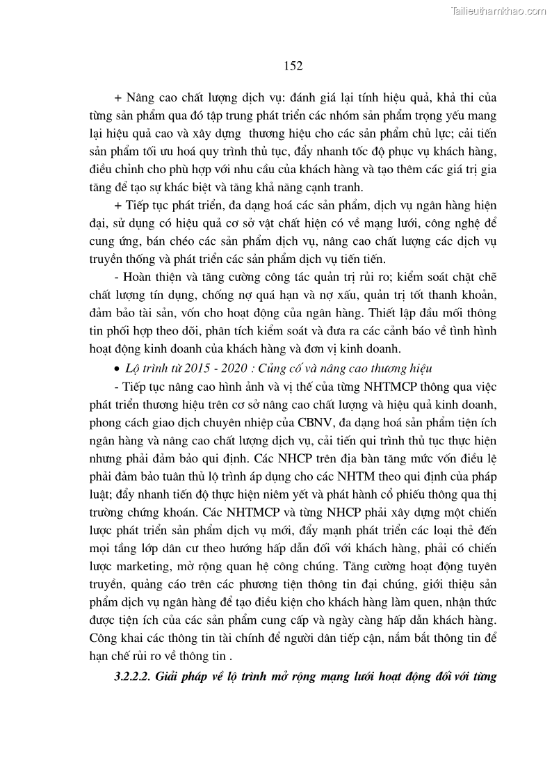 Luận án tiến sĩ Nâng cao hiệu quả sử dụng vốn của các ngân hàng thương mại trên địa bàn Hà Nội trong tiến trình hội nhập quốc tế - 28 Trang 163