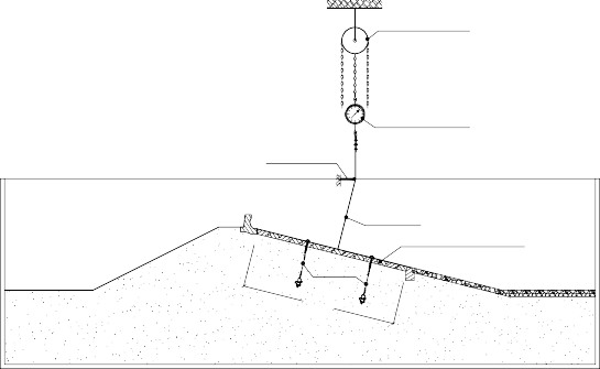 Pa lăng gia tải Đồng hồ đo lực Thanh trựơt m 4 Cáp kéo Mảng gia cố mô hình 2