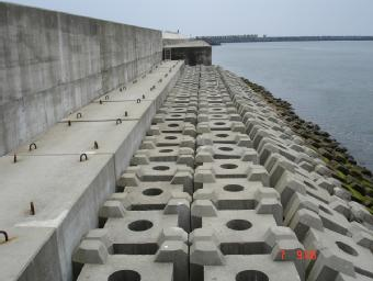 Hình 1 3 Một dạng cấu kiện gia cố đê biển Nhật Bản Hình 1 4 là ảnh thiết 4