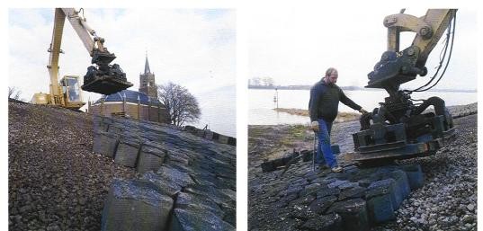 Hình 1 4 Thiết bị thi công cấu kiện gia cố mái đê biển Hà Lan Hình 1 5 thể 5