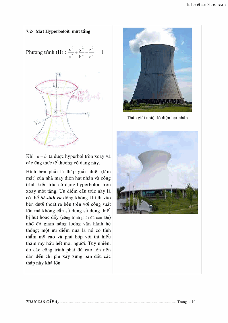 Giáo trình Toán cao cấp A2 - Trường ĐH Sư phạm Kỹ thuật TP.HCM - 20 Trang 115