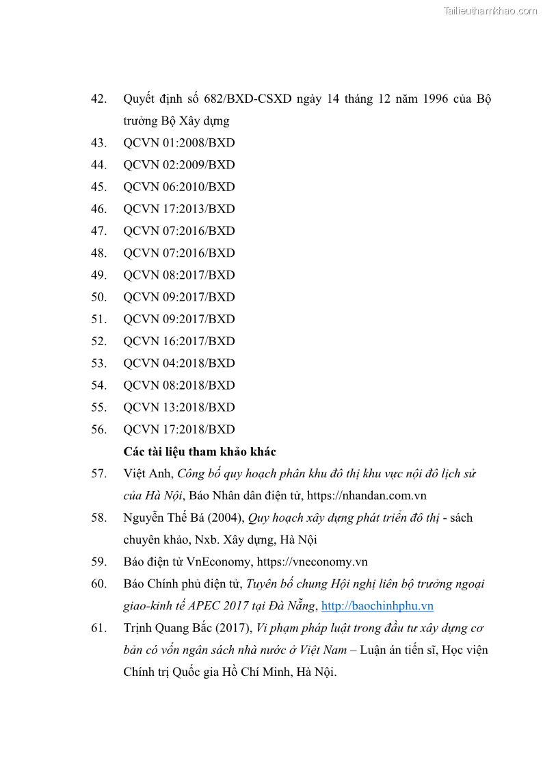Luận án tiến sĩ luật học Quản lí nhà nước về xây dựng đô thị ở Việt Nam hiện nay - 31 Trang 181