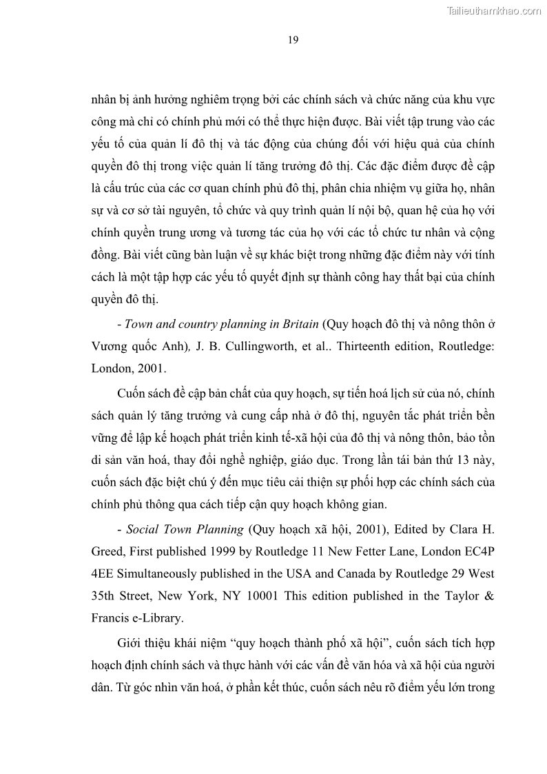 Luận án tiến sĩ luật học Quản lí nhà nước về xây dựng đô thị ở Việt Nam hiện nay - 5 Trang 25