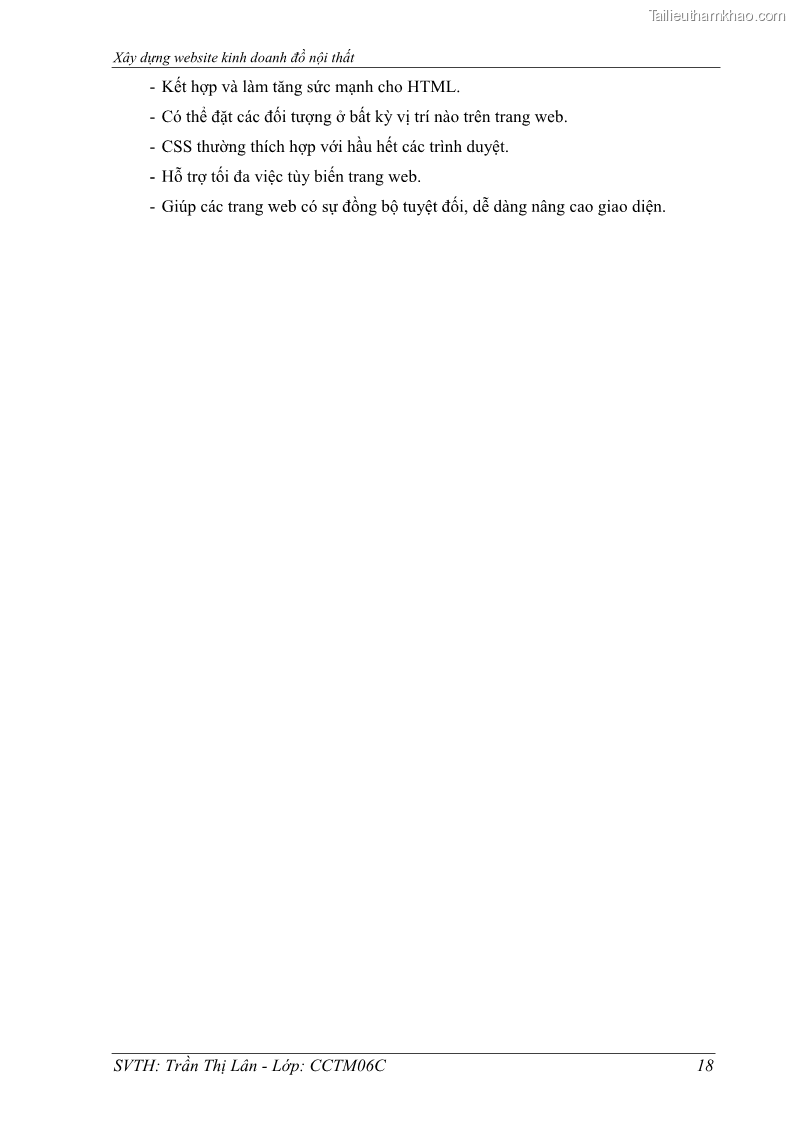 Đồ án tốt nghiệp quản trị kinh doanh Xây dựng Website kinh doanh đồ nội thất - 3 Trang 25