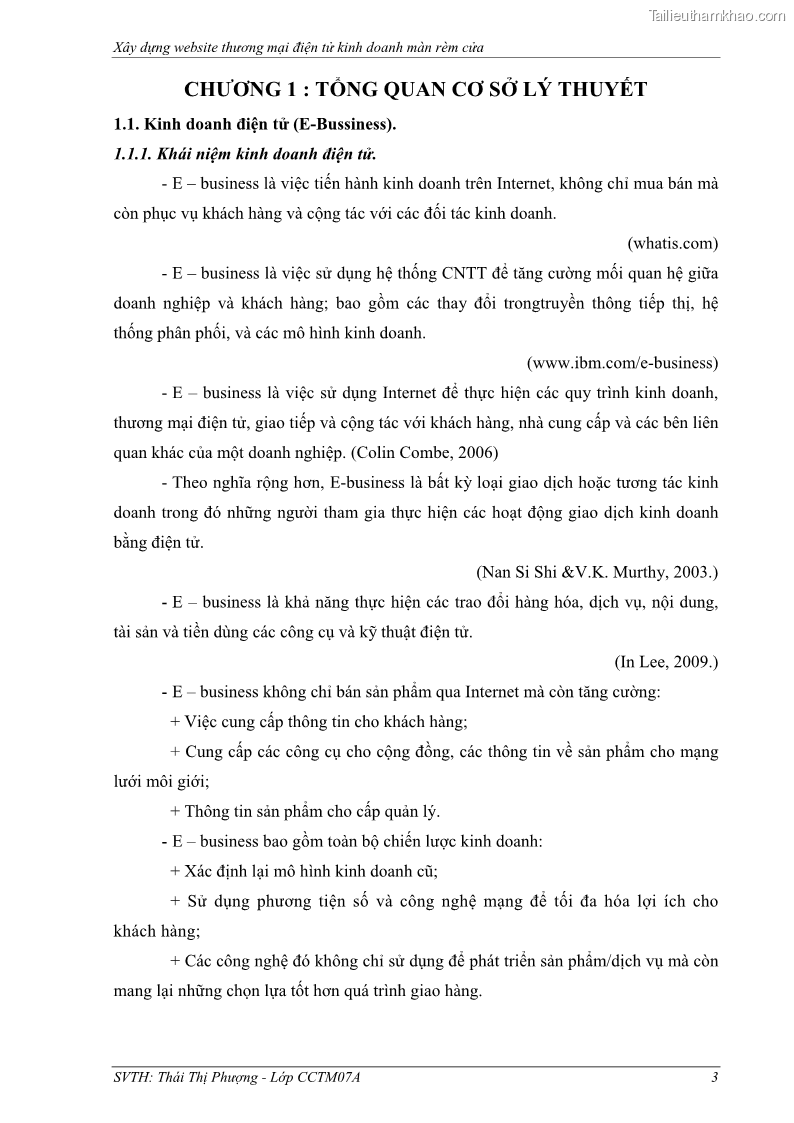 Đồ án tốt nghiệp quản trị kinh doanh Xây dựng Website thương mại điện tử kinh doanh màn rèm cửa - 1 Trang 12