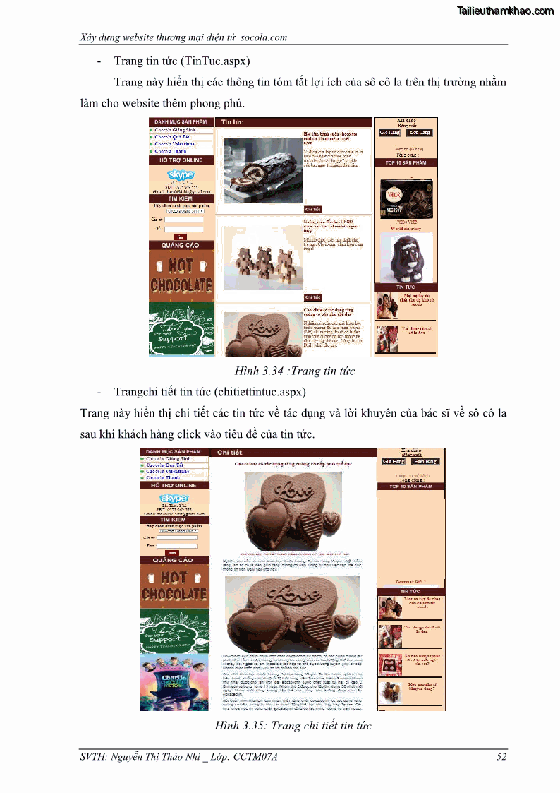 Đồ án tốt nghiệp quản trị kinh doanh Xây dựng website thương mại điện tử Socola.com - 6 Trang 61