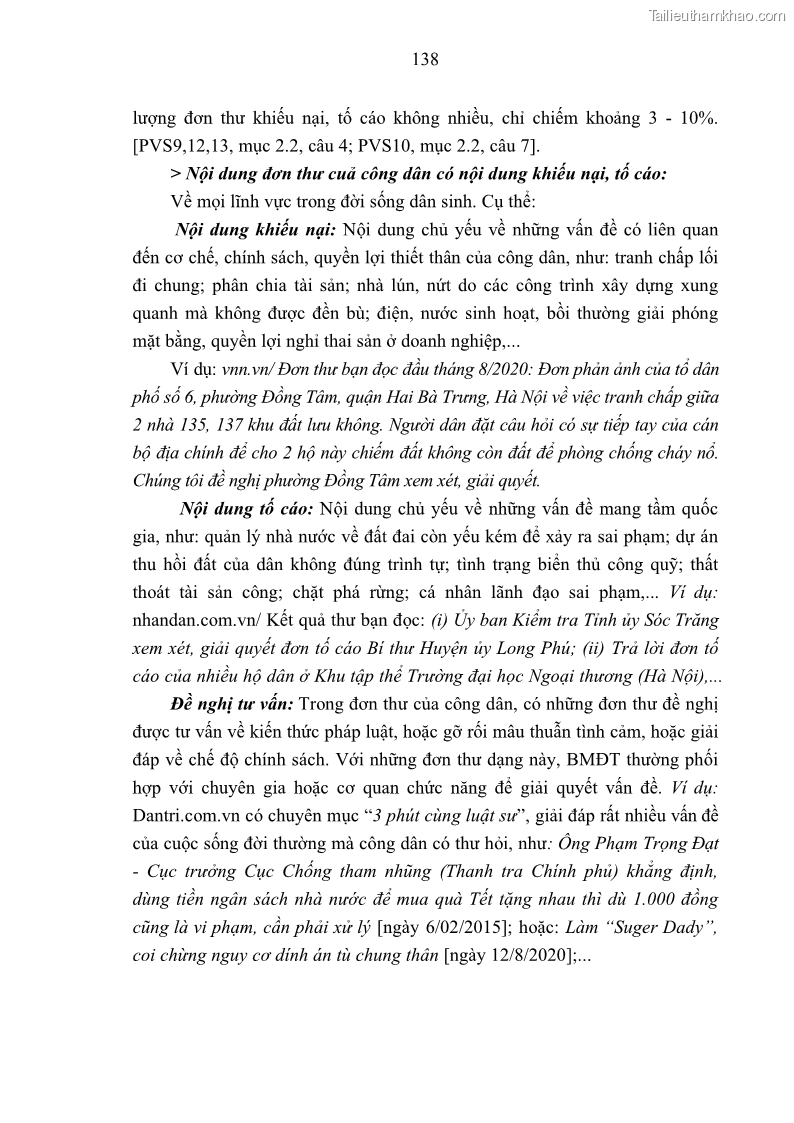 Luận án tiến sĩ báo chí học Báo mạng điện tử thực hiện quyền tự do ngôn luận của công dân Việt Nam hiện nay - 13 Trang 145
