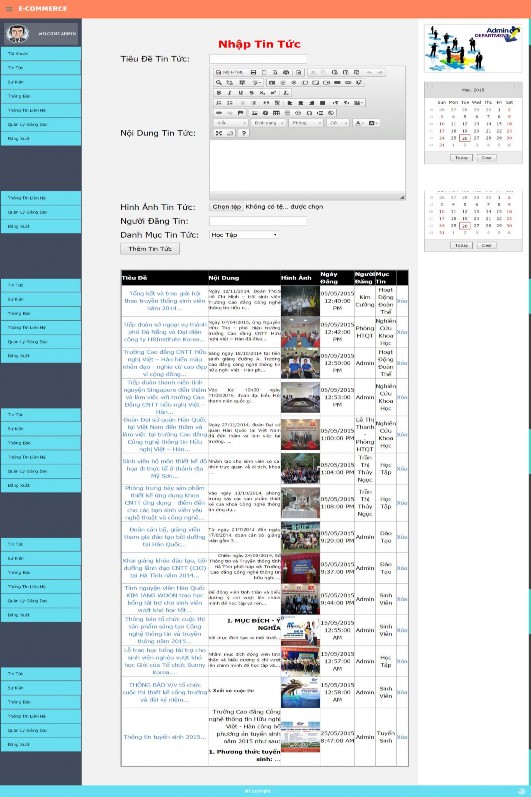 Hình 25 giao diện trang quản lý tin tức 9