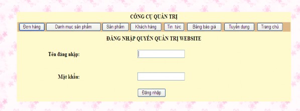 Hình 3 3 Giao diện admin Trang sản phẩm Hình 3 4 Trang sản phẩm Trang tin tức 5
