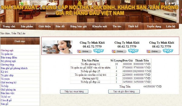 Hình 3 20 Trang thêm đơn hàng Trang sản phẩm theo danh mục Hiển thị những sản 6