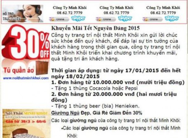 Hình 3 22 Trang thông tin khuyến mãi Trang Tuyển dụng Cung cấp các thông tin 8
