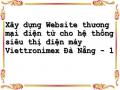 Xây dựng Website thương mại điện tử cho hệ thống siêu thị điện máy Viettronimex Đà Nẵng