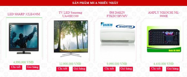 Hình 3 3 Sản phẩm mua nhiều nhất Sản phẩm ngẫu nhiên Những sản phẩm bất 10