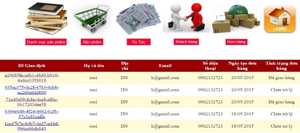 Hình 3 18 Trang thống kê đơn hàng Trang cập nhật đơn hàng Trang này dùng để 12