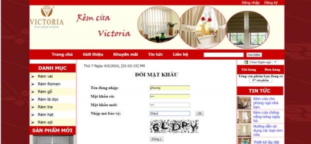 Hình 3 39 Trang đổi mật khẩu 12