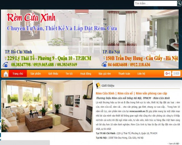 Hình 1 3 Giao diện Website remcuaxinh com 3