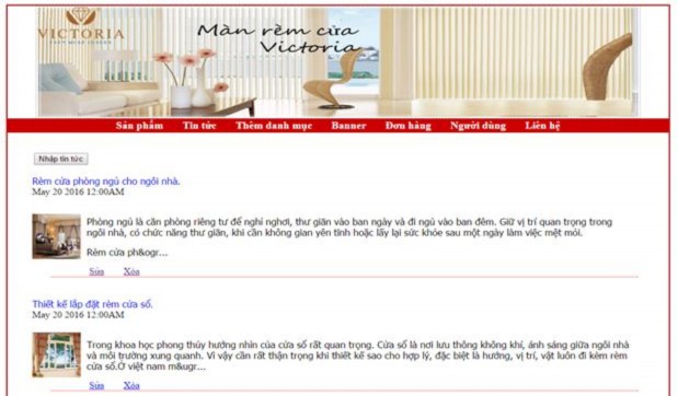 Hình 3 9 Trang hiển thị tin tức Trangthêm sản phẩm ThemSanPham aspx Trang này cho 5