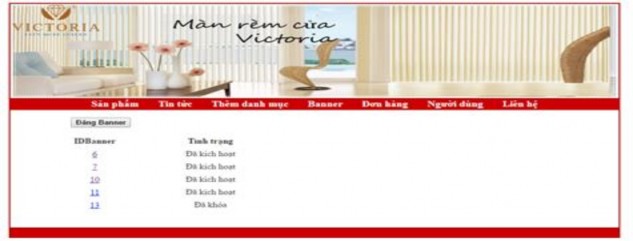 Hình 3 23 Trang quản lý banner chính Trang cập nhật banner chính 10