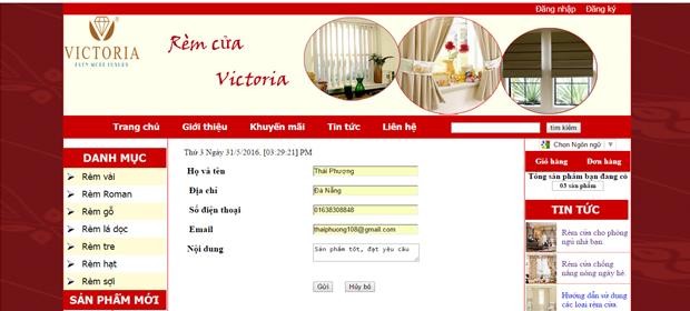 Hình 3 26 Trang liên hệ Trang hiển thị tất cả sản phẩm theo danh mục 13