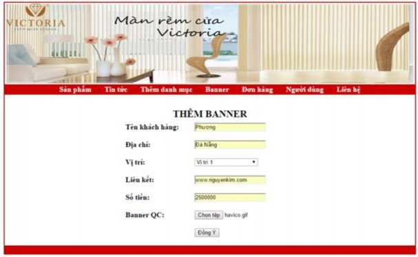 Hình 3 19 Trang đăng banner Trang quản lý banner quảng cáo Quanlybanner aspx Trang 6