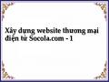 Xây dựng website thương mại điện tử Socola.com