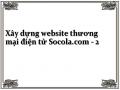 Xây dựng website thương mại điện tử Socola.com - 2