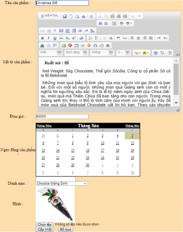 Hình 3 16 Trang sửa sản phẩm Trang xóa sản phẩm XoaSanPham aspx Trang này hỏi 4
