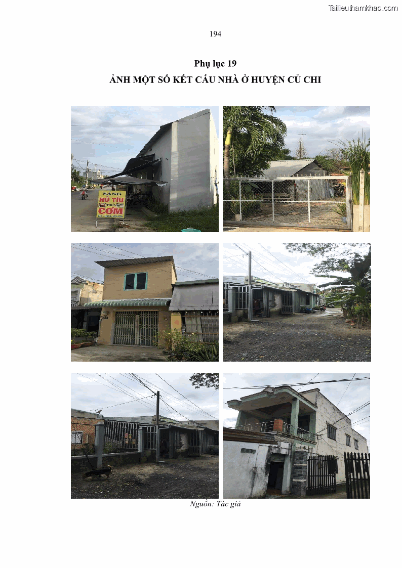 Luận án tiến sĩ lịch sử Quá trình đô thị hoá ở huyện Củ Chi Thành phố Hồ Chí Minh từ năm 1997 đến năm 2015 - 18 Trang 205