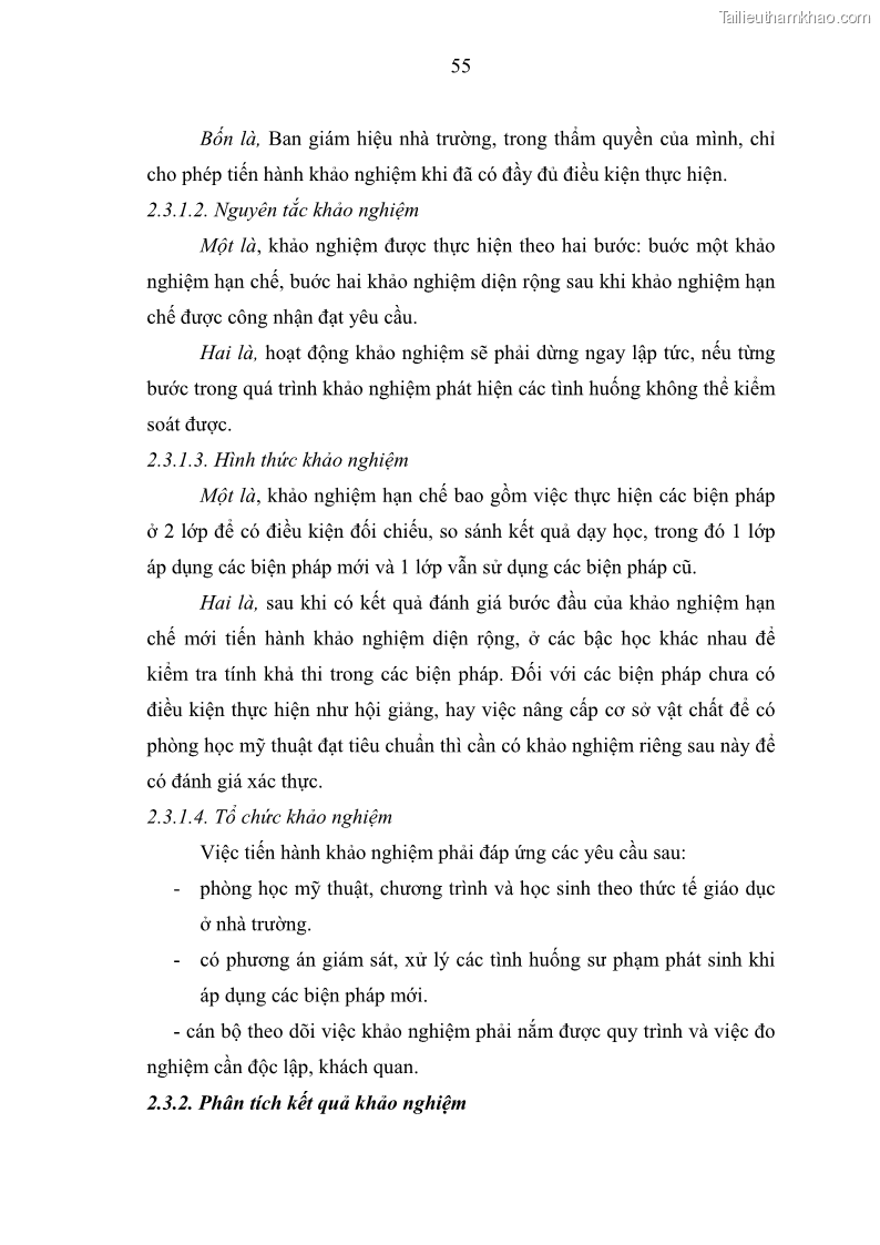 Luận văn thạc sĩ khoa học giáo dục Phát triển kỹ năng dạy học môn Mỹ thuật của giáo viên trường Trung học cơ sở quận Hai Bà Trưng, Hà Nội - 6 Trang 61