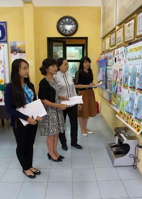 3 6 Sinh hoạt chuyên môn sau dự giờ tại Trường THCS Vân Hồ Nguồn Anh Duy 12