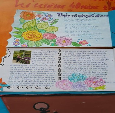 2 8 Sản phẩm báo tường của học sinh Trường THCS Lê Ngọc Hân Nguồn 2