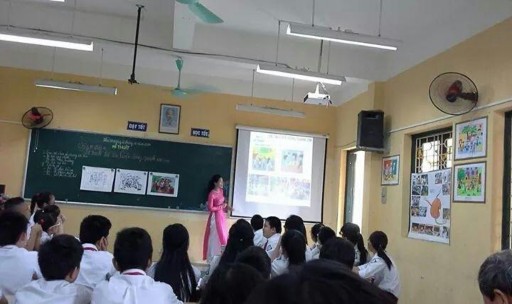 3 1 Sử dụng công nghệ thông tin trong dạy học mỹ thuật ở Trường THCS Vân 7