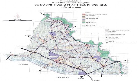 Sơ đồ định hướng phát triển không gian huyện Củ Chi đến năm 2020 Nguồn 2