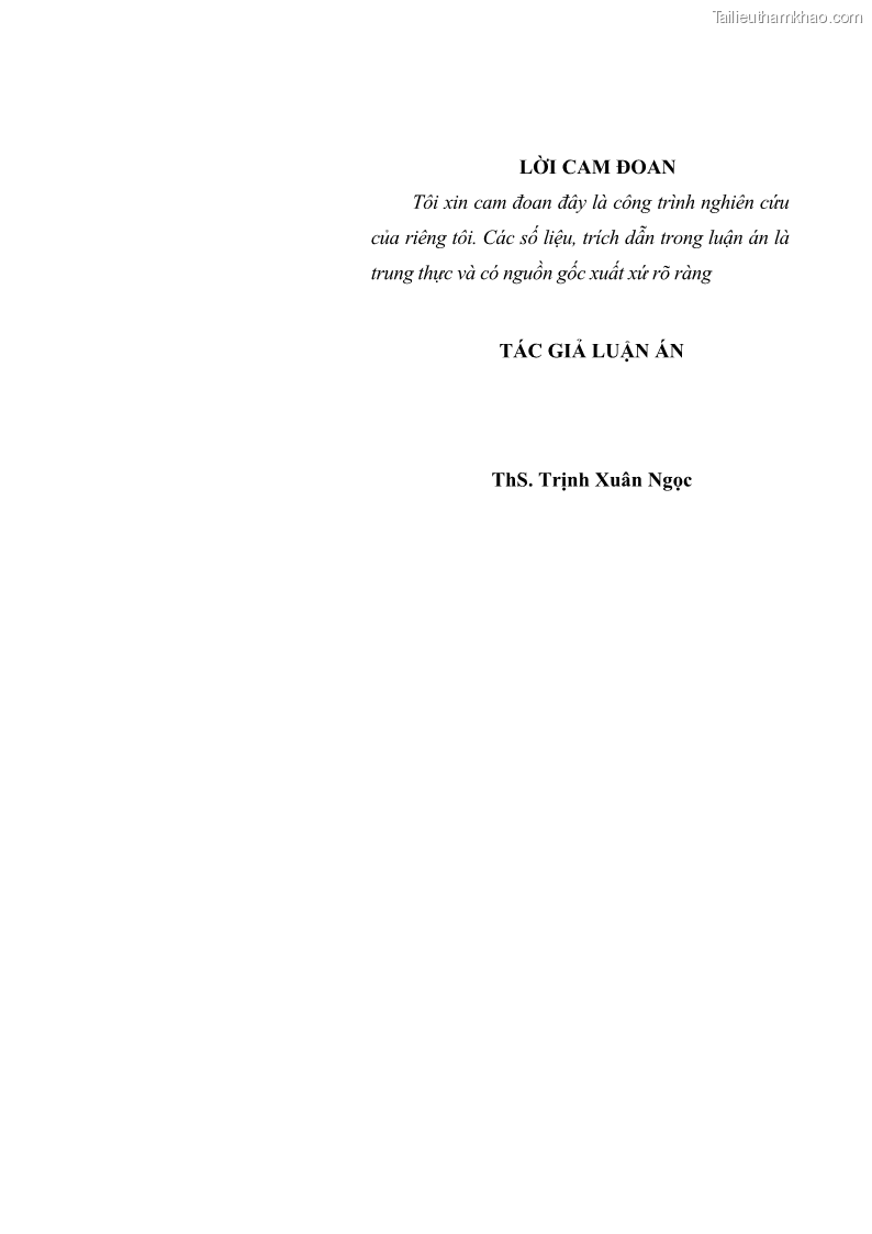 Luận án tiến sĩ Phát huy vai trò của giảng viên khoa học xã hội và nhân văn ở các học viện, trường sĩ quan quân đội trong bảo vệ nền tảng tư tưởng của Đảng hiện nay - 1 Trang 1