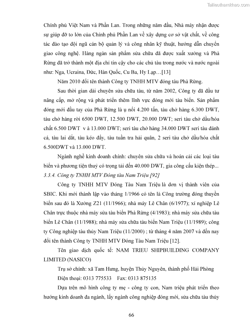 Luận án tiến sĩ quản lý vận tải Các giải pháp phát triển nhân lực cho ngành đóng tàu khu vực Hải Phòng - 7 Trang 73