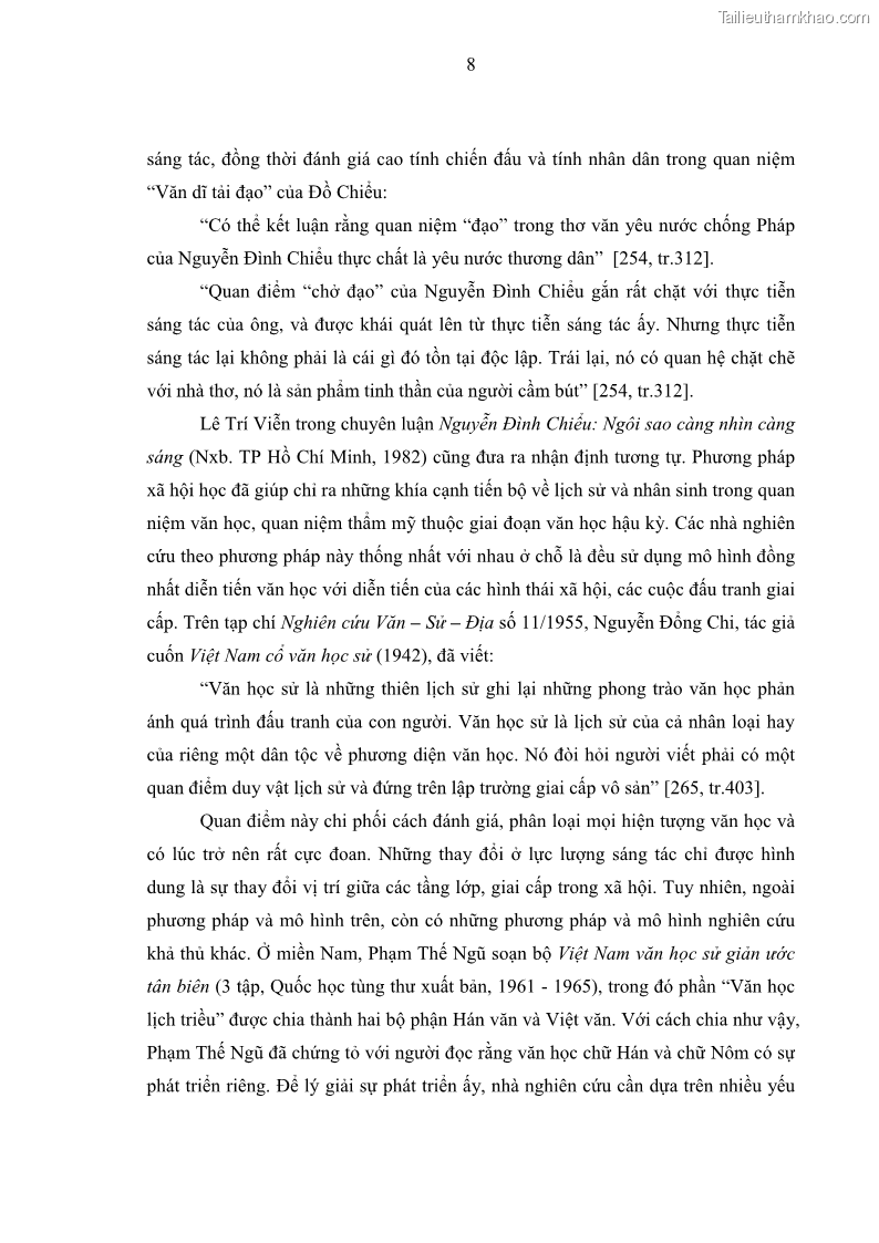 Luận án tiến sĩ ngữ văn Tiến trình vận động của văn học trung đại Việt Nam thế kỷ XVIII-XIX - Từ ý thức nghệ thuật đến thực tiễn sáng tác - 1 Trang 12