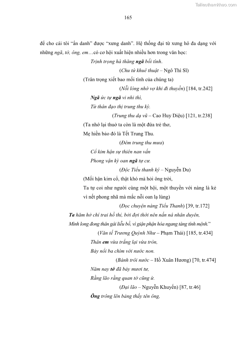 Luận án tiến sĩ ngữ văn Tiến trình vận động của văn học trung đại Việt Nam thế kỷ XVIII-XIX - Từ ý thức nghệ thuật đến thực tiễn sáng tác - 15 Trang 169