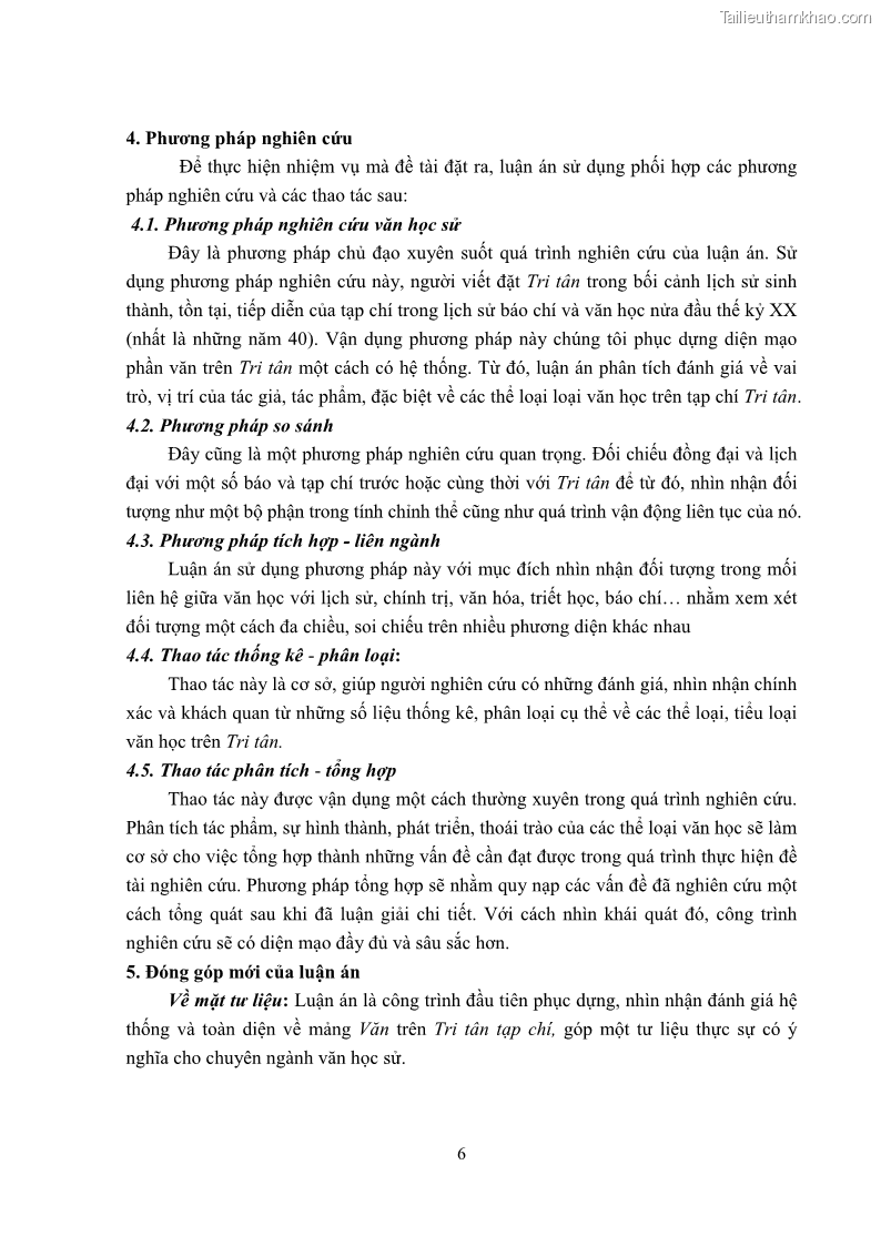 Luận án tiến sĩ ngữ văn Tìm hiểu văn trên Tri tân tạp chí - 1 Trang 11