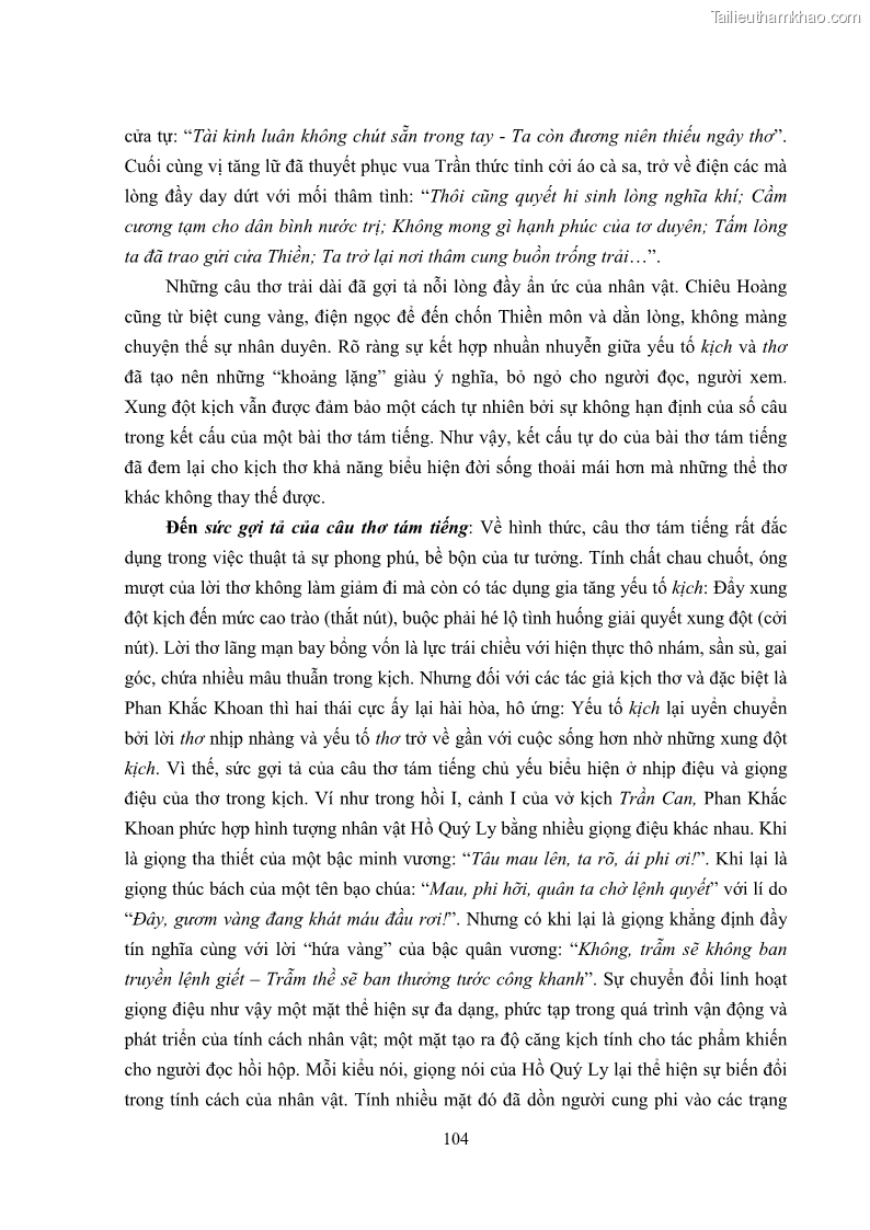 Luận án tiến sĩ ngữ văn Tìm hiểu văn trên Tri tân tạp chí - 10 Trang 109