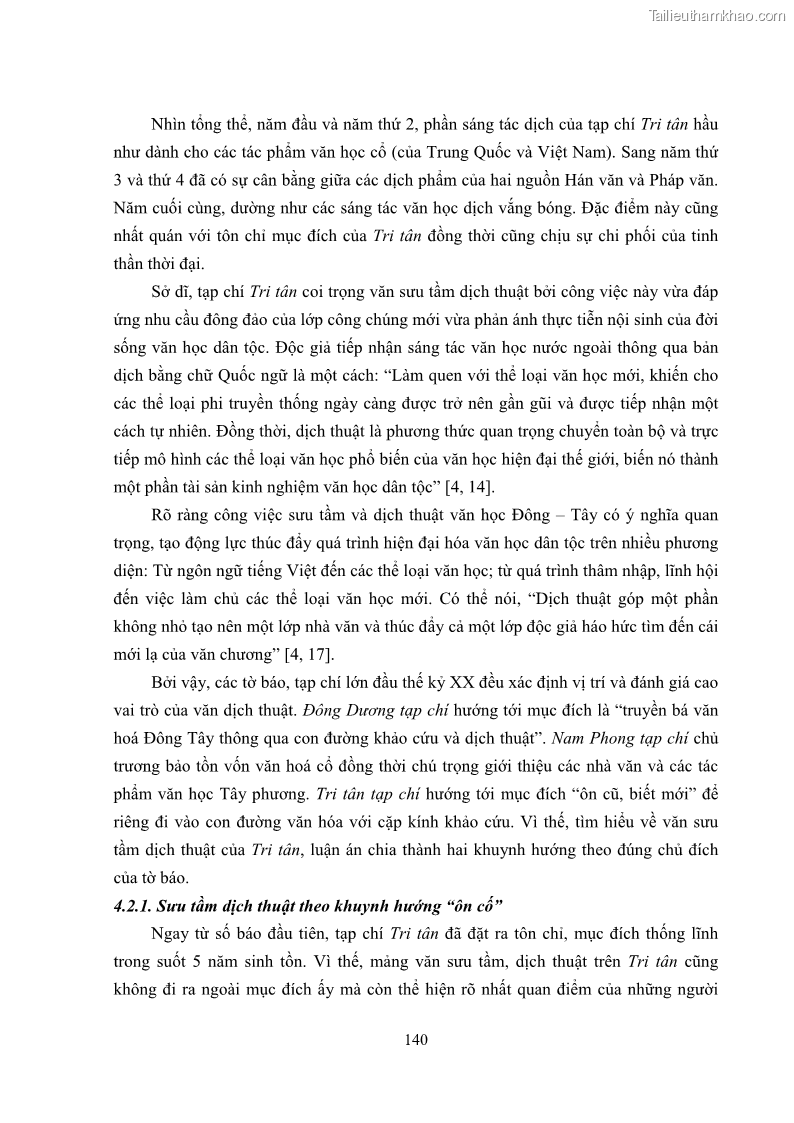 Luận án tiến sĩ ngữ văn Tìm hiểu văn trên Tri tân tạp chí - 13 Trang 145