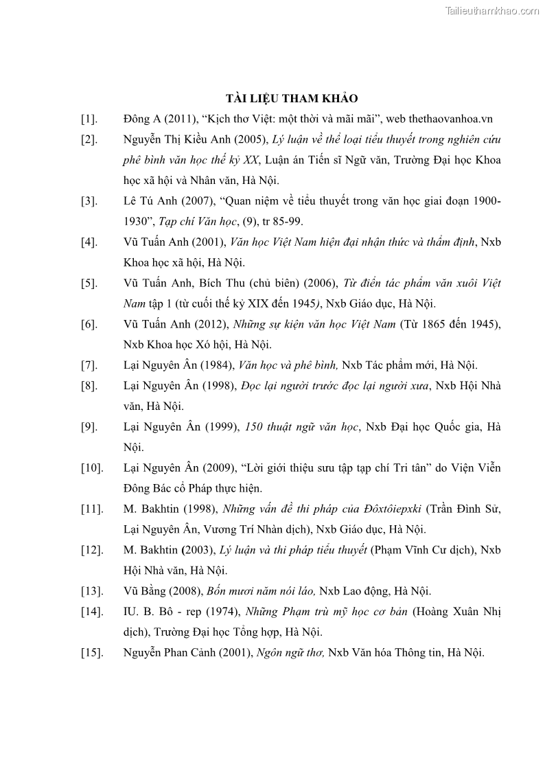Luận án tiến sĩ ngữ văn Tìm hiểu văn trên Tri tân tạp chí - 14 Trang 157