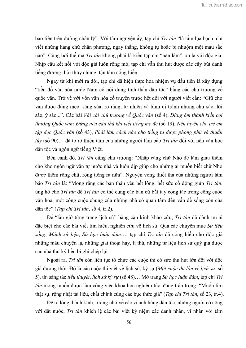 Luận án tiến sĩ ngữ văn Tìm hiểu văn trên Tri tân tạp chí - 6 Trang 61
