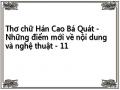 Thơ chữ Hán Cao Bá Quát - Những điểm mới về nội dung và nghệ thuật - 11
