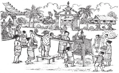 Khi đến giữa tháng 4 hàng năm là ngày năm mới của lào hay gọi là Bun Sông Can 1